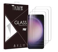 Tikawi x3 Verres trempés 9H Samsung S23 Plus Protection Ecran Haute résistance - [Anti-traces] - Film de protection x3