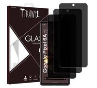 Tikawi x3 Verres trempés Anti-Espion 9H Google Pixel 6A (6.1') Protection Ecran Haute résistance - [Anti-traces] - Film en verre x3