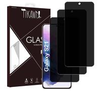 Tikawi x3 Verres trempés Anti-Espion 9H Samsung Galaxy S21 (6.2') Protection Ecran Haute résistance - [Anti-traces] - Film x3