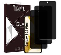 Tikawi x3 Verres trempés Anti-Espion 9H Samsung Galaxy S22 Plus (6.6') Protection Ecran Haute résistance - [Anti-traces] - Film x3