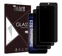 Tikawi x3 Verres trempés Anti-Espion 9H Samsung Galaxy S23 (6.1') Protection Ecran Haute résistance - [Anti-traces] - Film x3
