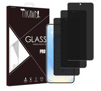 Tikawi x3 Verres trempés Anti Espion pour Samsung Galaxy S25 (6.2') Protection Haute résistance [Anti-traces] Film de protection x2