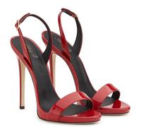 TIKENBST Talon Aiguille Talons Hauts 13CM Sandales à Talons Hauts Femmes Chaussures Or Dames Fines,Red-44