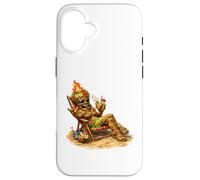 Tiki Girl Beach Chill Coque pour iPhone 16