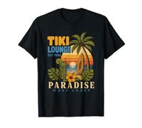 Tiki Lounge Est 1986 Paradise West Coast Surf T-Shirt