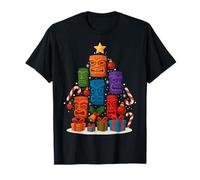 Tiki Masque Luau Sapin de Noël Hawaï Chapeau de Noël Hawaï T-Shirt