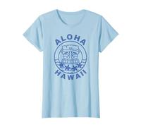 Tiki Polynésien Hawaïen Plage Vacation Aloha Drôle Luau Tee T-Shirt