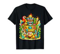 Tiki Time for Kids - Cute Tropical Surf and Music Design T-Shirt