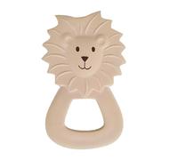 Tikiri Anneau de dentition Lion crème en caoutchouc naturel 12 cm