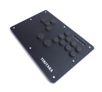 TIKITAKA S Series S15B-N Boutons fendus en nylon raffiné 15 touches Touches Touches en nylon Gamerfinger, contrôleur d'arcade combat de rue pour PC/PS3/PS4/Steam Game, bâton d'arcade