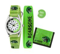 Tikkers Dinosaur Kids Watch Gift set ATK1049 - Garçon - 24 mm - Analogique - Quartz - Verre minéral