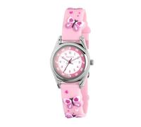 Tikkers Fille Analogique Quartz Montre avec Bracelet en Silicone ATK1111