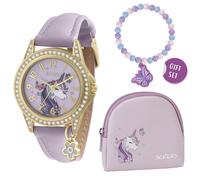 Tikkers Gift Set ATK1106 - Fille - 32 mm - Analogique - Quartz - Verre minéral