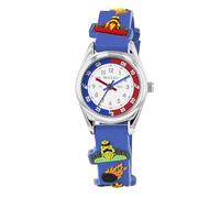 Tikkers Montre 3D pour enfant avec bracelet en silicone Bleu