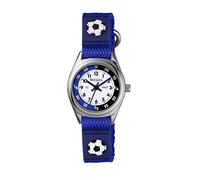 Tikkers - Montre à Quartz analogique pour garçons avec Bracelet en Tissu et Toile - TK0122