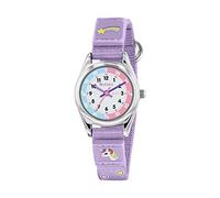 Tikkers Filles Analogique Quartz Montre avec Bracelet en Tissu TK0148