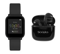 Tikkers Smartwatch and Earbuds Set TKS10-0002-SET - Unisex - 36 mm - Numérique - Quartz avec chargeur
