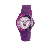 Tikkers - TK0041 - Montre Fille - Quartz Analogique - Bracelet Caoutchouc Violet