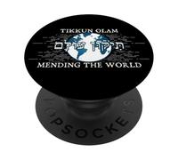 Tikkun Olam Guérison du Monde Judaïsme Vintage PopSockets PopGrip Adhésif