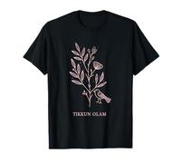 Tikkun Olam Juif Hébreu Nature Shalom T-Shirt