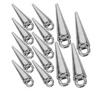 TIKODIDA 20 pièces Cone Charms Bulk Zinc Alloy Jewelry Making Accessories For Bracelets Necklaces Keychains DIY Crafting