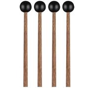 TIKODIDA 4pcs Baguettes de Batterie Légères en Bois de Première Qualité, Solide et Sécurisées, Accessoires pour Tambour à Main et Xylophones, Performance sur Scène