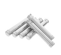 TIKODIDA 6 Pièces Pousse-bâtonnets de Moxa en Acier Inoxydable Argenté, Design à Ressort Facile à Utiliser, Accessoire Professionnel pour Moxibustion Portable Style Plusieurs styles