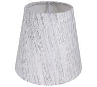 TIKODIDA Abat-Jour Tissé en Tissu pour Lampes de Table Petit Modèle Forme Cloche pour Lampadaire et Plafonnier Installation Facile