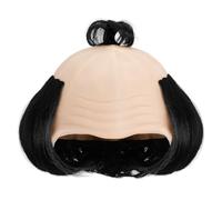 TIKODIDA Accessoire de Jeu de Rôle Postiche Chauve de Chevalier, Postiche Synthétique Unique, pour Carnavals, Spectacles et Événements Cosplay