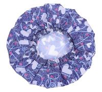 TIKODIDA Bonnet de Bain Imperméable pour Hommes en Tissu Oxford Double Couche Motifs Imprimés Créatifs, Pratique et Adapté aux Cheveux Naturels, Tresses et Extensions