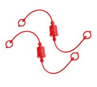 TIKODIDA Bouchons Anti-Poussière Hydrauliques Npt 1 Pouce 2 Jeux Capuchons Mâle et Femelle Protection Connecteurs pour Raccords Hydraulique en Environnement Extérieur