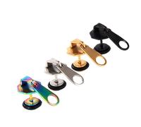 TIKODIDA Boucles D'oreilles Pendantes Femme en Acier Titane 4pcs Légères Forme Haltère Style Punk Simple pour Soirée et Photo Couleur Aléatoire