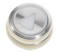 TIKODIDA Boutons d'Alarme d'Ascenseur en Métal Rond, Lot de 2 Pièces, Boutons de Remplacement pour Ascenseurs et Monte-Charges, Fonction Arrêt d'Urgence, Installation Style Aléatoire