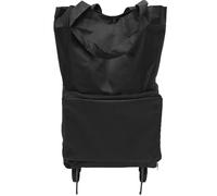 TIKODIDA Caddie de Courses Paquet de Courses Réutilisable Pratique Pliable en Tissu Oxford à roulettes Portable Noir, Grand Capacité pour Shopping et Vacances