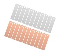 TIKODIDA Copper Zinc Strips 30 Pairs for Electroplating and Scientific Research with High Stability Suitable for Researchers