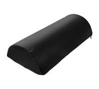 TIKODIDA Coussin Demi-Ronde pour Table de Massage en Mousse à Mémoire de Forme Noir, Support Ergonomique Jambes, Élève la Hauteur de Travail, pour Spa et Salon de Beauté