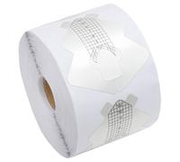 TIKODIDA Formulaire D'extension D'ongles en Aluminium Épais, Autocollants Guide de Manucure Faciles à Utiliser pour Usage Professionnel et DIY à Domicile