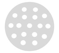 TIKODIDA Grille de Cuisson en Fer 145 MM pour Barbecue Charbon de Bois Bac à Charbon et Plaque de Remplacement pour Barbecue de Camping