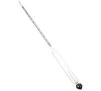 TIKODIDA Hydromètre à Liquide Manuel Hydromètre de Haute Précision Résistance la Corrosion Verre Solide pour Mesure de Boue Pétrole et Soufre Usage Laboratoire