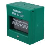 TIKODIDA Interrupteur de Déverrouillage d'urgence de Porte Coupe-Feu, Bouton d'Alarme Réinitialisable pour Sécurité Incendie en Milieu Professionnel, Bouton Poussoir Appel Urgence