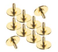 TIKODIDA Kit Mécanisme Horloge Murale 10 Pièces Quartz Cuivre Capuchons pour Réparation et Remplacement de Mouvement