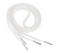 TIKODIDA Lacets Plats Blancs 120 Cm pour Chaussures de Sport et Sneakers Lacets Pratiques et Robustes Embouts Métalliques Décontractés Résistants pour Homme et Femme