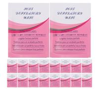 TIKODIDA Lingettes Post-Épilation Format Voyage 50 Pièces Lingettes Nettoyantes pour Éliminer Résidus de Cire Soins Peau Femmes et Jeunes Filles