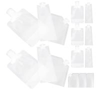 TIKODIDA Lot de 15 Sachets Souples Réutilisables en Pet Pa Pe pour Cosmétiques et Soins, Léger et Compact, pour Voyage et Rangement Facile