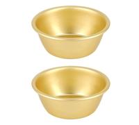 TIKODIDA Lot de 2 Bols Traditionnels Coréens 12 CM en Aluminium, pour Soupe et Plats la Maison Randonnée