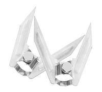 TIKODIDA Lot de 2 Fourchettes Rotatives pour Poulet Rôti en Acier Inoxydable, Accessoires Stables et Robustes pour Barbecue et Rôtissoire Maison