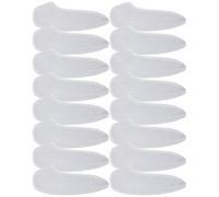 TIKODIDA Lot de 30 Protège-Embouts de Coupe en Plastique Blanc Manchons de Pointe de Couteau Sécuritaires Cuisine Protection Anti-Coupure Adaptée aux Petits Couteaux Cuisine Accessoires