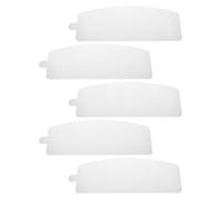 TIKODIDA Lot de 5 Lentilles de Remplacement pour Casque de Sablage, Vitre Extérieure Transparente Épaisseur 0,5 Mm, Lentille de Protection pour Soudage et Ponçage, Équipement de