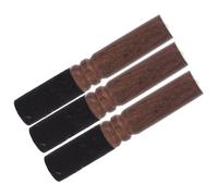 TIKODIDA Maillets en Bois 3 Pièces pour Bol Chantant Tibétain, 13 CM de Long Bâtonnets en Cuir, Conçus Percussion Thérapie Sonore, Adaptés à Types de Bols