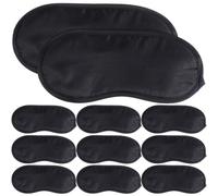 TIKODIDA Masques Oculaires Légers et Faciles à Porter en Polyester Lot de 20 Protège-yeux Confortables pour Dormir en Voyage Trains et Hôtels